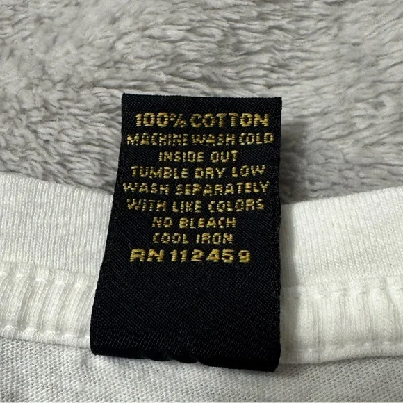 Jean Shop Men’s Printed Slub Cotton-Jersey T-Shirt White Size XS - Picture 7 of 9